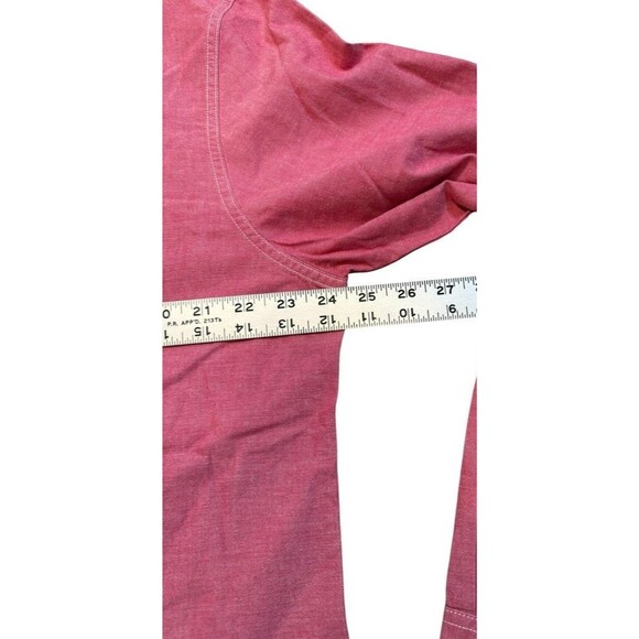 Bonobos Dress Shirt Mens Size XL Red | Pink Standard Fit 100% Cotton Button Up - Picture 5 of 5
